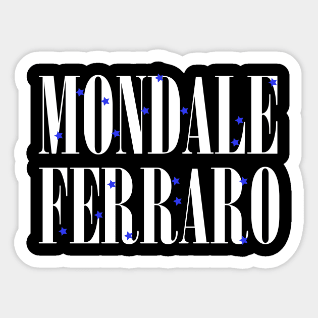 mondale ferraro Sticker by CreationArt8